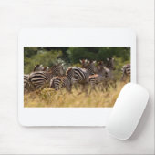 Entwerfen Sie Ihre eigene schöne Zebra Migration M Mousepad (Mit Mouse)