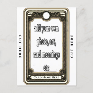 Entwerfen Sie Ihre eigene Tarot Postkarte