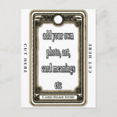 Entwerfen Sie Ihre eigene Tarot Postkarte (Vorderseite)