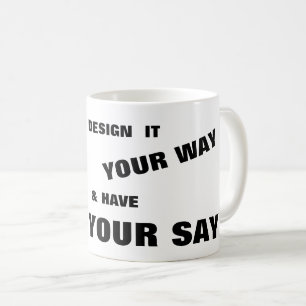 Entwerfen Sie Ihre eigene Tasse