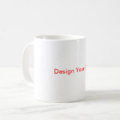 Entwerfen Sie Ihre eigene Tasse! Kaffeetasse (Vorderseite Links)