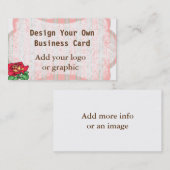 Entwerfen Sie Ihre eigene Visitenkarte (Vorne/Hinten)