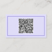 Entwerfen Sie Ihre eigene Visitenkarte mit QR-Code (Rückseite)