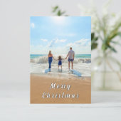 Entwerfen Sie Ihre eigene Weihnachtskarte für Ihr (Stehend Vorderseite)