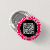 Entwerfen Sie Ihre eigene Werbe-QR-Code-Schaltfläc Button (Vorne & Hinten)