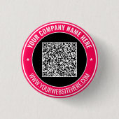 Entwerfen Sie Ihre eigene Werbe-QR-Code-Schaltfläc Button (Vorderseite)