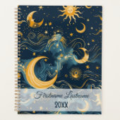 Entwerfen Sie Ihre eigene "Wistful Sun & Moon Cele Planer (Vorderseite)