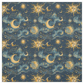 Entwerfen Sie Ihre eigene "Wistful Sun & Moon Cele Stoff (Muster)