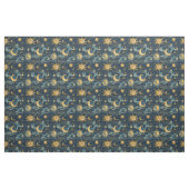 Entwerfen Sie Ihre eigene "Wistful Sun & Moon Cele Stoff (Fat Quarter (45,7 x 55,9 cm))
