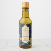 Entwerfen Sie Ihre eigene "Wistful Sun & Moon Cele Weinetikett (Vorderseite)