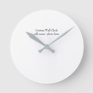 Entwerfen Sie Ihre eigene Wohnung Runde Wanduhr