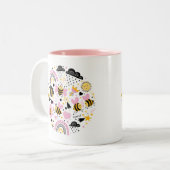 Entwerfen Sie Ihre eigene :-) Zwei-Tone-Tasse Zweifarbige Tasse (Vorderseite Links)