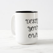 Entwerfen Sie Ihre eigene Zweifarbige Tasse (Vorderseite Links)