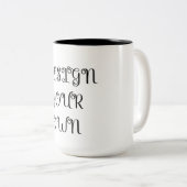 Entwerfen Sie Ihre eigene Zweifarbige Tasse (VorderseiteRechts)
