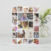 Entwerfen Sie Ihre eigenen 22 Bilder Collage Gerah Ankündigung (Stehend Vorderseite)