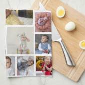 Entwerfen Sie Ihre eigenen 22 Bilder Collage Gerah Geschirrtuch (Viertel Falte)