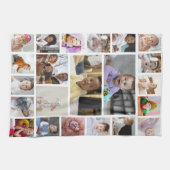 Entwerfen Sie Ihre eigenen 22 Bilder Collage Gerah Geschirrtuch (Horizontal)