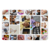 Entwerfen Sie Ihre eigenen 22 Bilder Collage Gerah Magnet (Horizontal)