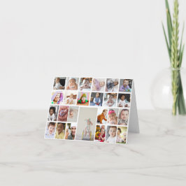 Entwerfen Sie Ihre eigenen 25 Bilder Collage Gerah Karte