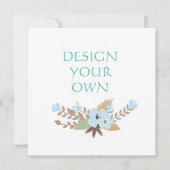 Entwerfen Sie Ihre eigenen Ankündigung Datum freih (Vorderseite)