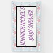 Entwerfen Sie Ihre eigenen Banner für BABY SHOWER (Vertikal)