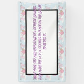 Entwerfen Sie Ihre eigenen Banner für BABY SHOWER (Vertikal)