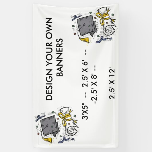 Entwerfen Sie Ihre eigenen Banner für GRADUATION P (Vertikal)