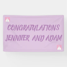 Entwerfen Sie Ihre eigenen Banner für WEDDING