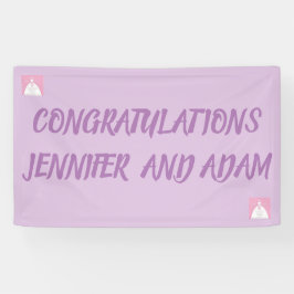 Entwerfen Sie Ihre eigenen Banner für WEDDING