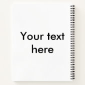 Entwerfen Sie Ihre eigenen Behalt Ruhe und Studium Notizblock (Rückseite)