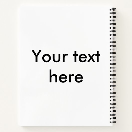 Entwerfen Sie Ihre eigenen Behalt Ruhe und Studium Notizblock (Rückseite)