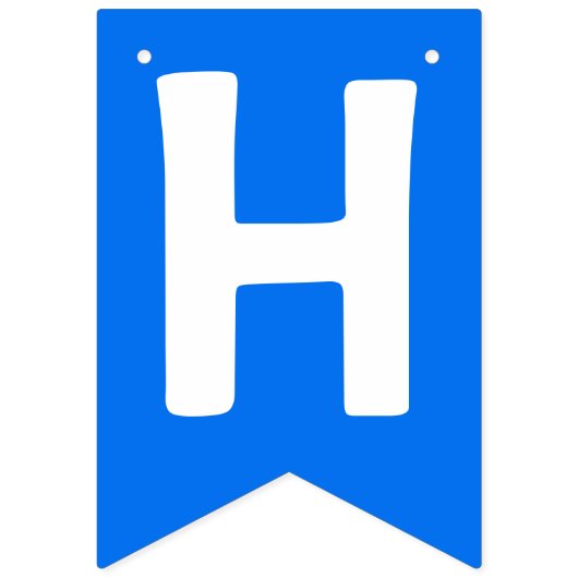 Entwerfen Sie Ihre eigenen benutzerdefinierten Fot Wimpelkette (Zweite Fahne)