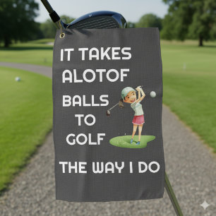 Entwerfen Sie Ihre eigenen benutzerdefinierten Gol Golfhandtuch
