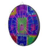 Entwerfen Sie Ihre eigenen besonderen Santa HoHoho Dartscheibe (Vorderseite rechts)