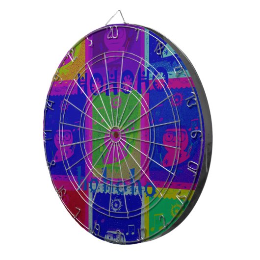 Entwerfen Sie Ihre eigenen besonderen Santa HoHoho Dartscheibe (Vorderseite rechts)