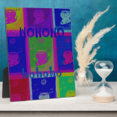 Entwerfen Sie Ihre eigenen besonderen Santa HoHoho Fotoplatte (Seite)