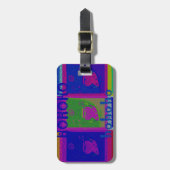 Entwerfen Sie Ihre eigenen besonderen Santa HoHoho Gepäckanhänger (Vorderseite vertikal)