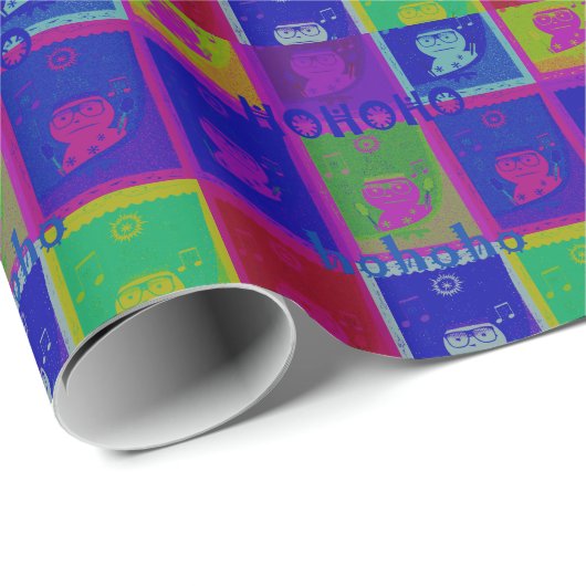 Entwerfen Sie Ihre eigenen besonderen Santa HoHoho Geschenkpapier (Rolleneckpunkt)