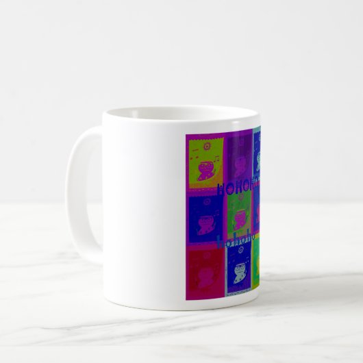 Entwerfen Sie Ihre eigenen besonderen Santa HoHoho Kaffeetasse (Vorderseite Links)