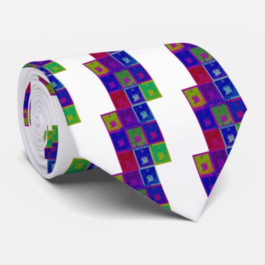 Entwerfen Sie Ihre eigenen besonderen Santa HoHoho Krawatte (Gerollt)