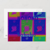 Entwerfen Sie Ihre eigenen besonderen Santa HoHoho Postkarte (Vorne/Hinten)