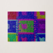 Entwerfen Sie Ihre eigenen besonderen Santa HoHoho Puzzle (Horizontal)