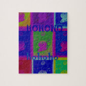 Entwerfen Sie Ihre eigenen besonderen Santa HoHoho Puzzle (Vertikal)