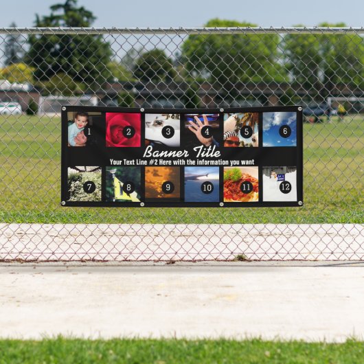 Entwerfen Sie Ihre eigenen Bilder der Fahnen-12 Banner (Insitu)