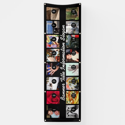 Entwerfen Sie Ihre eigenen Bilder der Fahnen-16 Banner (Vertikal)