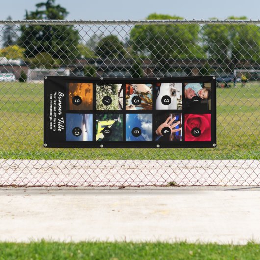 Entwerfen Sie Ihre eigenen Bilder und Text der Banner (Insitu)