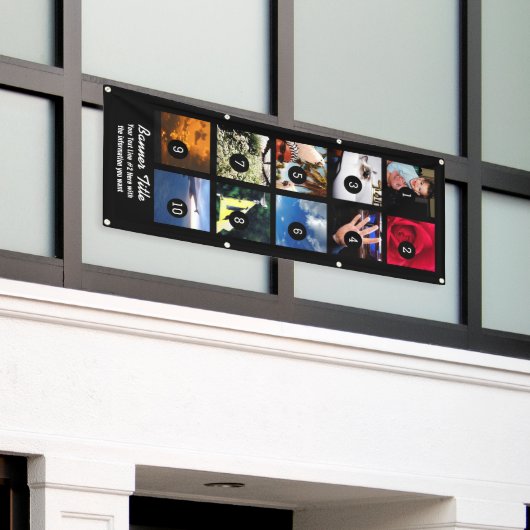 Entwerfen Sie Ihre eigenen Bilder und Text der Banner (Äußeres Gebäude)