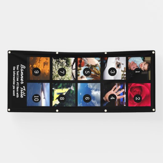 Entwerfen Sie Ihre eigenen Bilder und Text der Banner (Horizontal)