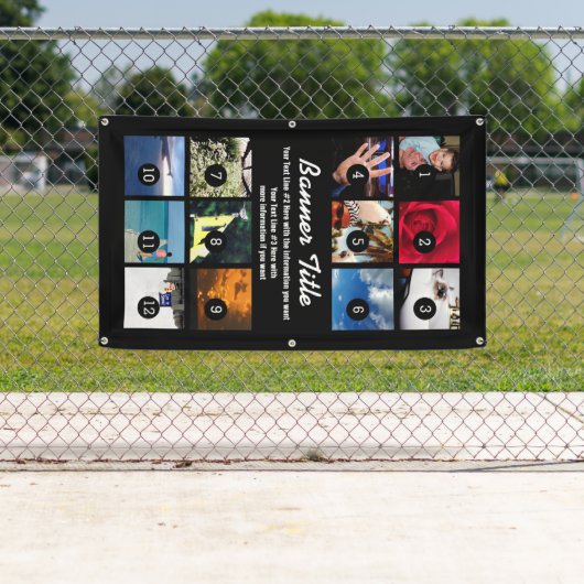 Entwerfen Sie Ihre eigenen Bilder und Text der Banner (Insitu)