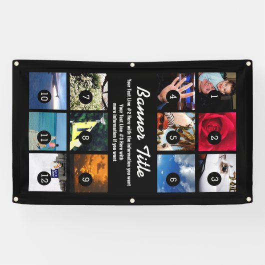 Entwerfen Sie Ihre eigenen Bilder und Text der Banner (Horizontal)